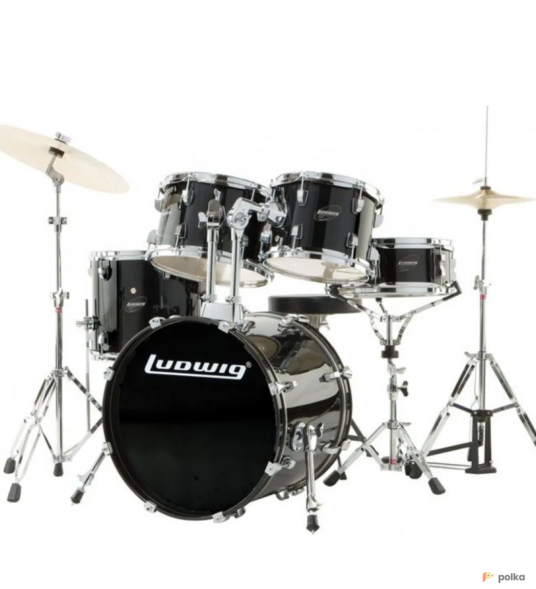 Возьмите Ударная установка LUDWIG LC175 ACCENT CS Combo Black напрокат (Фото 1) в Москве