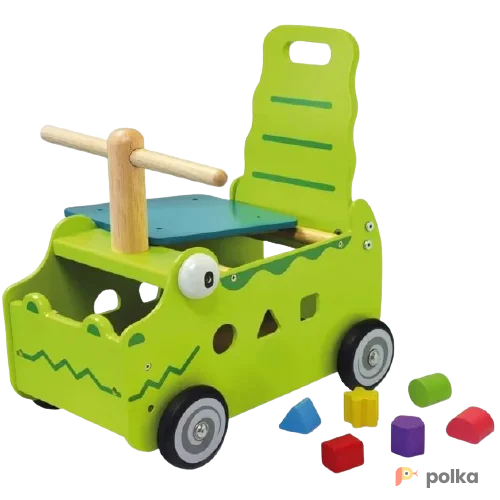 Возьмите Деревянная каталка-сортер «Крокодил» напрокат (Фото 1) в Москве