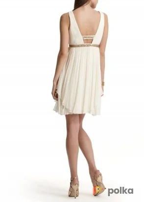 Возьмите Платье Laundry by Shelli Segal Ivory Empire Greek Dress напрокат (Фото 1) в Москве