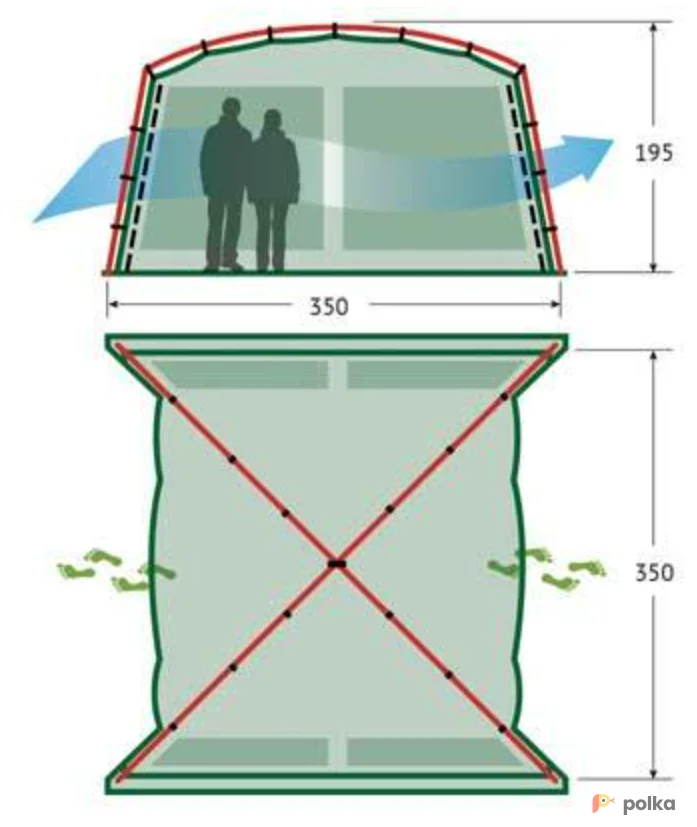 Возьмите Палатка Alexika CHINA HOUSE напрокат (Фото 1) в Москве
