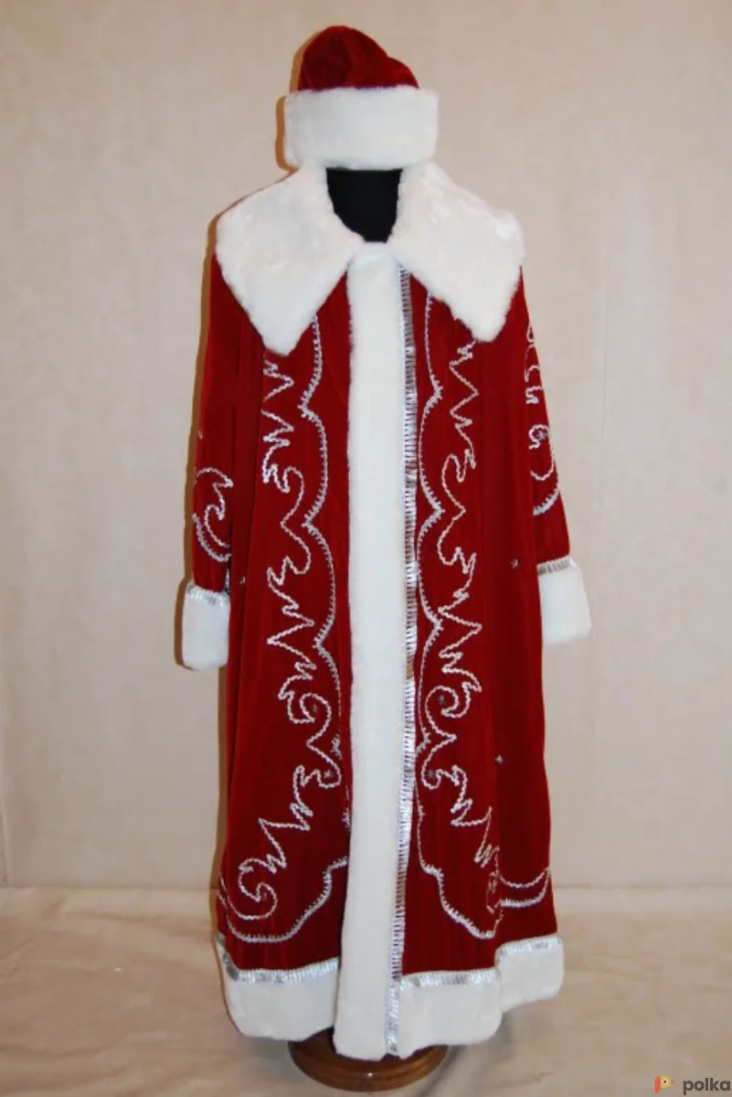Возьмите ДЕД МОРОЗ (бархат красный с вышивкой) напрокат (Фото 1) в Москве