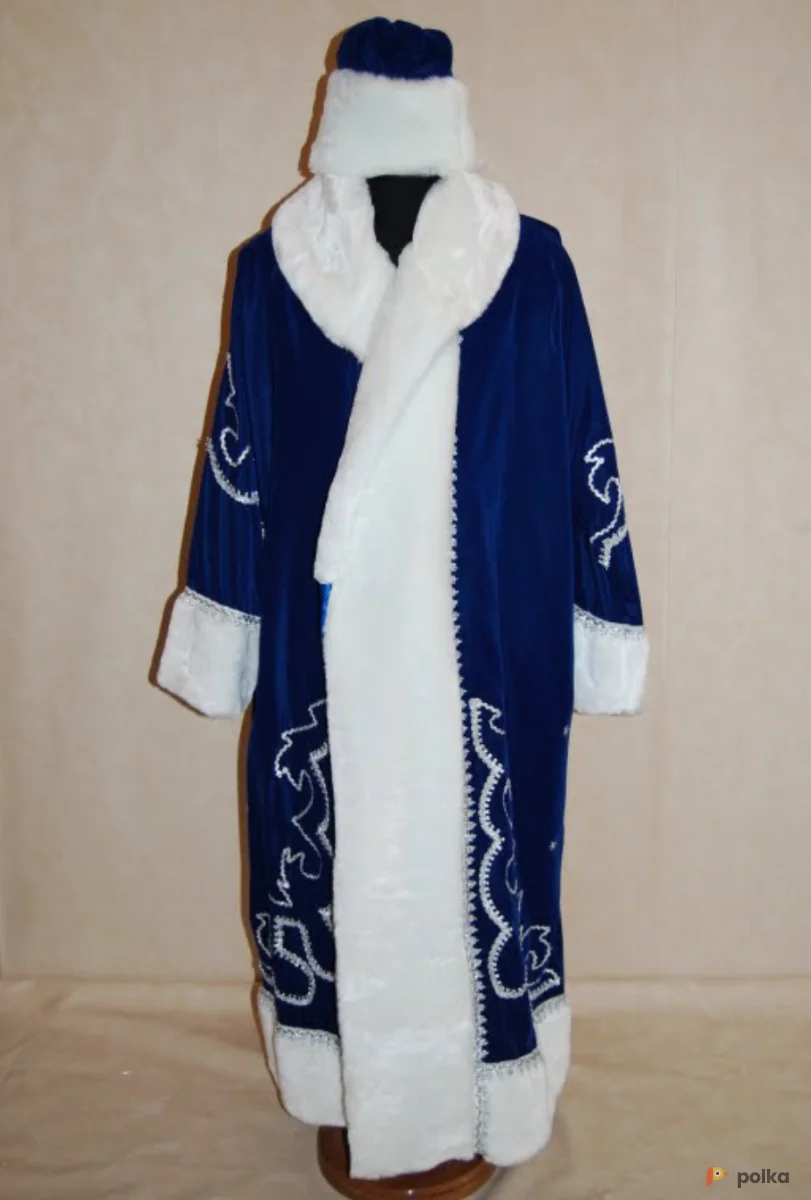Возьмите ДЕД МОРОЗ (бархат синий с вышивкой) напрокат (Фото 1) в Москве