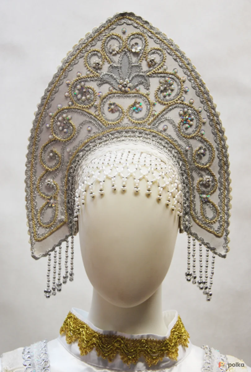 Возьмите Головной убор Снегурочки № 5  напрокат (Фото 1) в Москве