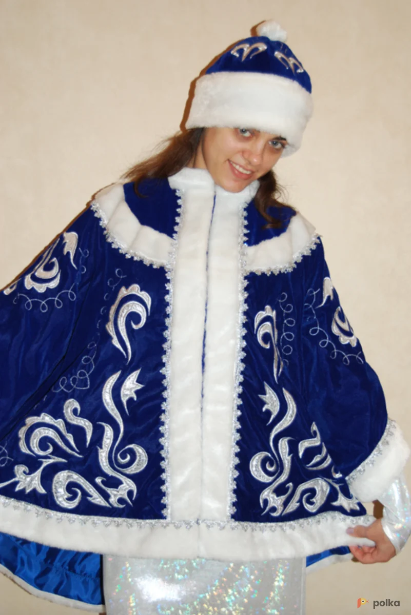 Возьмите СНЕГУРОЧКА БОЯРЫНЯ №11 (бархат синий) напрокат (Фото 1) в Москве