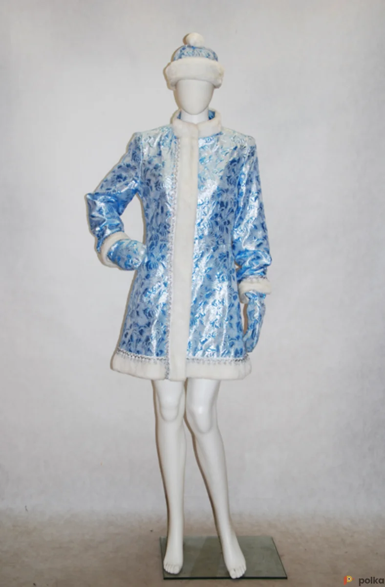 Возьмите СНЕГУРОЧКА мини (парча голубая) напрокат (Фото 1) в Москве