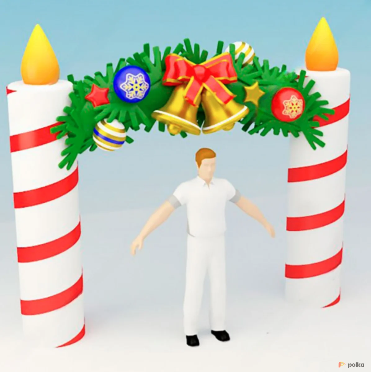 Возьмите Фотозона Новогодняя арка напрокат (Фото 1) в Москве