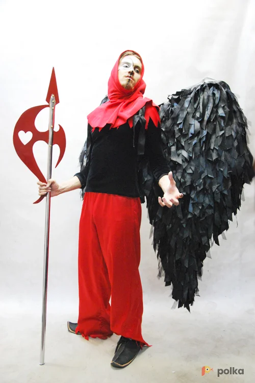 Возьмите КОСТЮМ АНГЕЛА С ЧЕРНЫМИ КРЫЛЬЯМИ напрокат (Фото 1) в Москве