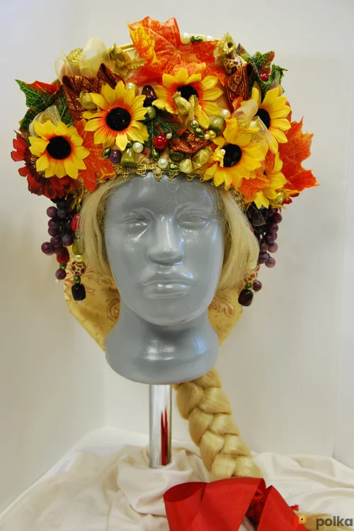 Возьмите Кокошник "Осень Подсолнухи" напрокат (Фото 1) в Москве