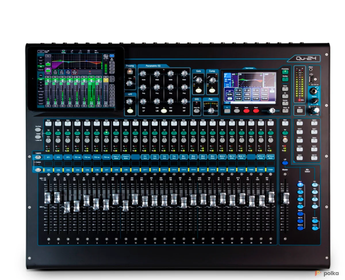 Возьмите ЦИФРОВОЙ ПУЛЬТ ALLEN&HEATH QU-24 напрокат (Фото 1) в Санкт-Петербурге