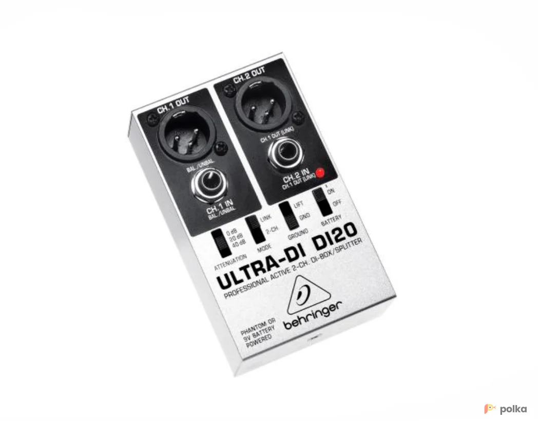 Возьмите DI-BOX BEHRINGER DI20 ULTRA-DI напрокат (Фото 1) в Санкт-Петербурге
