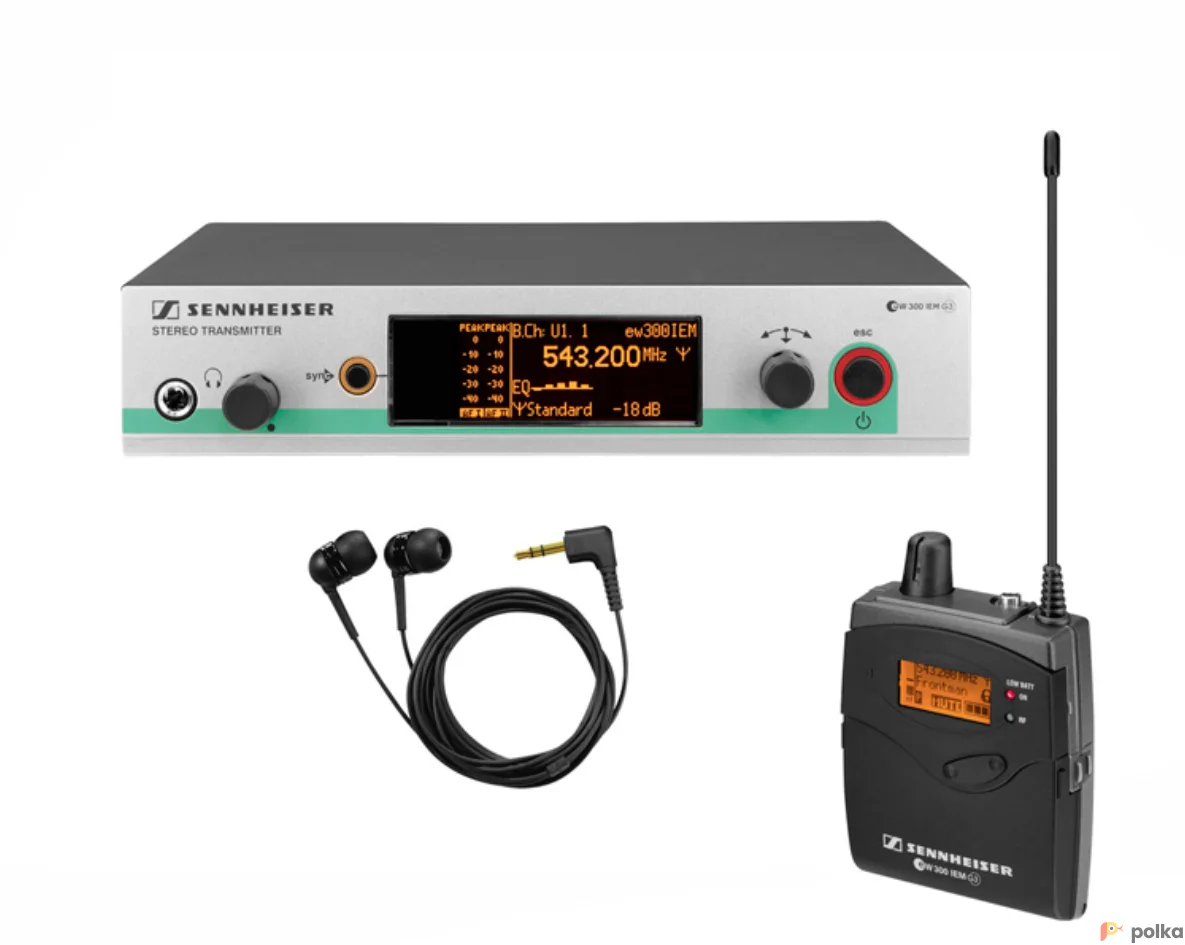 Возьмите СИСТЕМА ПЕРСОНАЛЬНОГО МОНИТОРИНГА IN-EAR SENNHEISER напрокат (Фото 1) в Санкт-Петербурге