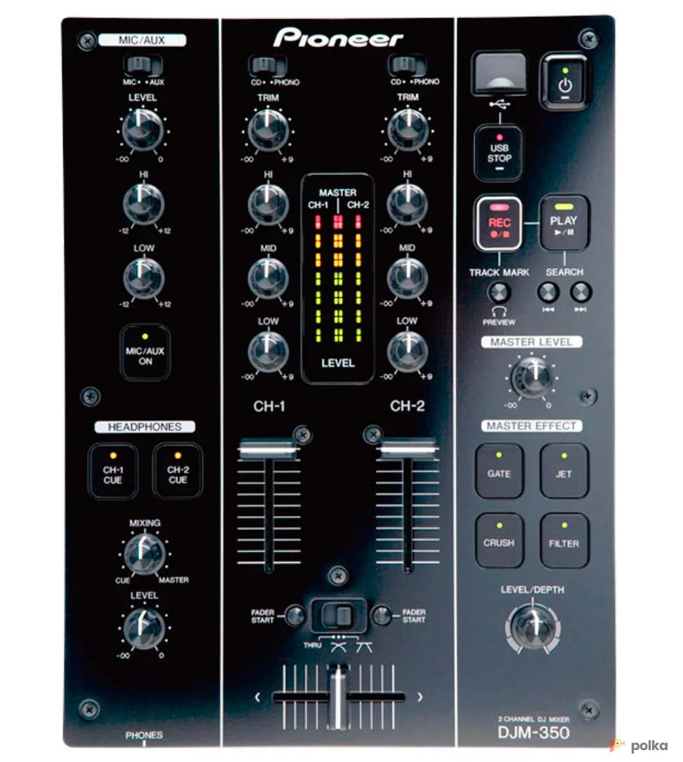 Возьмите Микшер PIONEER DJM-350 напрокат (Фото 1) в Санкт-Петербурге