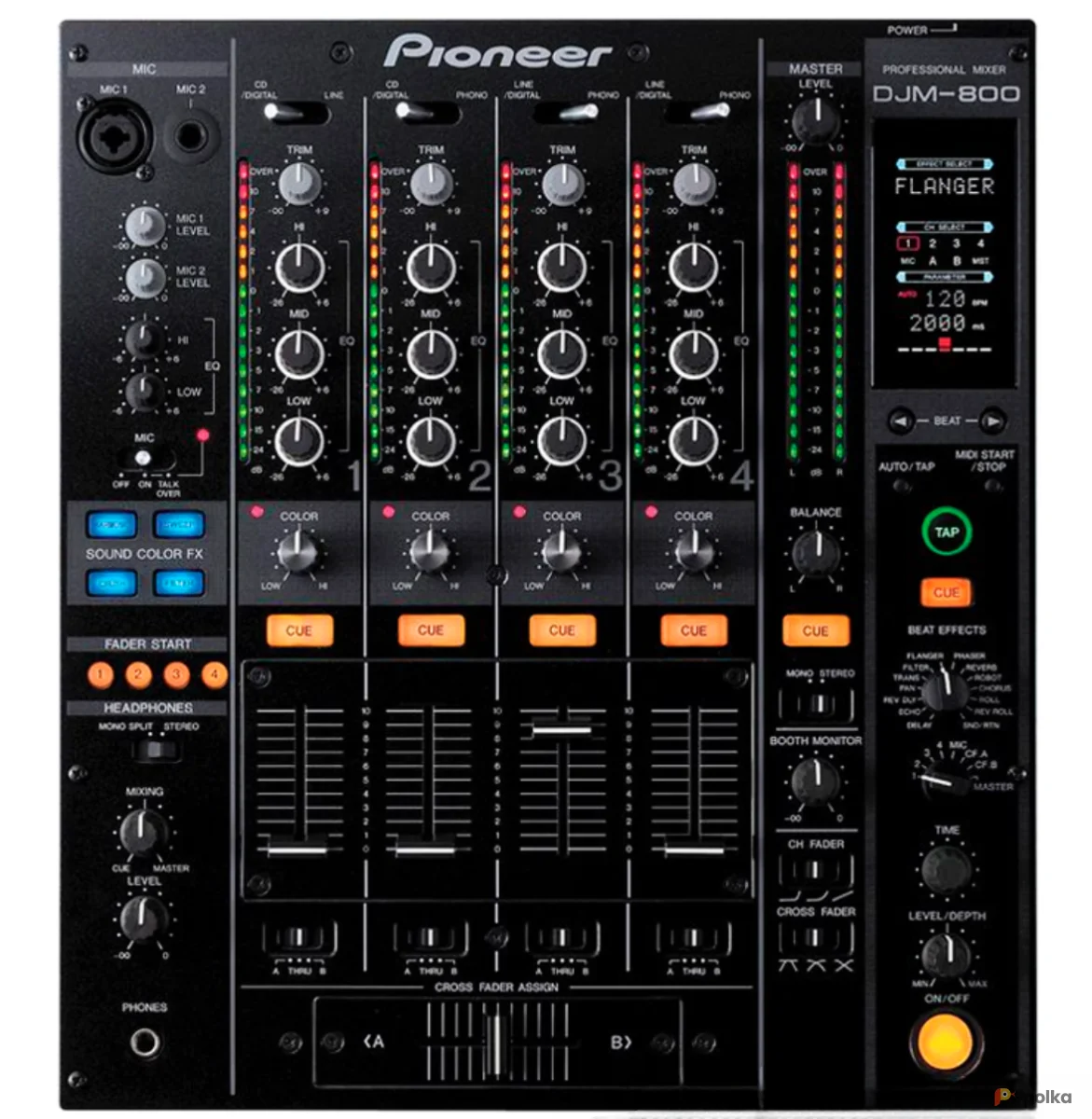 Возьмите Микшер PIONEER DJM-800 напрокат (Фото 1) в Санкт-Петербурге