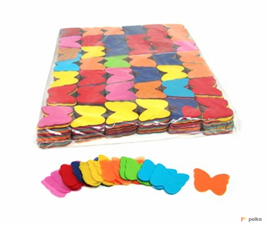 Возьмите Бумажное конфетти фигурное (Бабочки)  напрокат (Фото 1) в Санкт-Петербурге