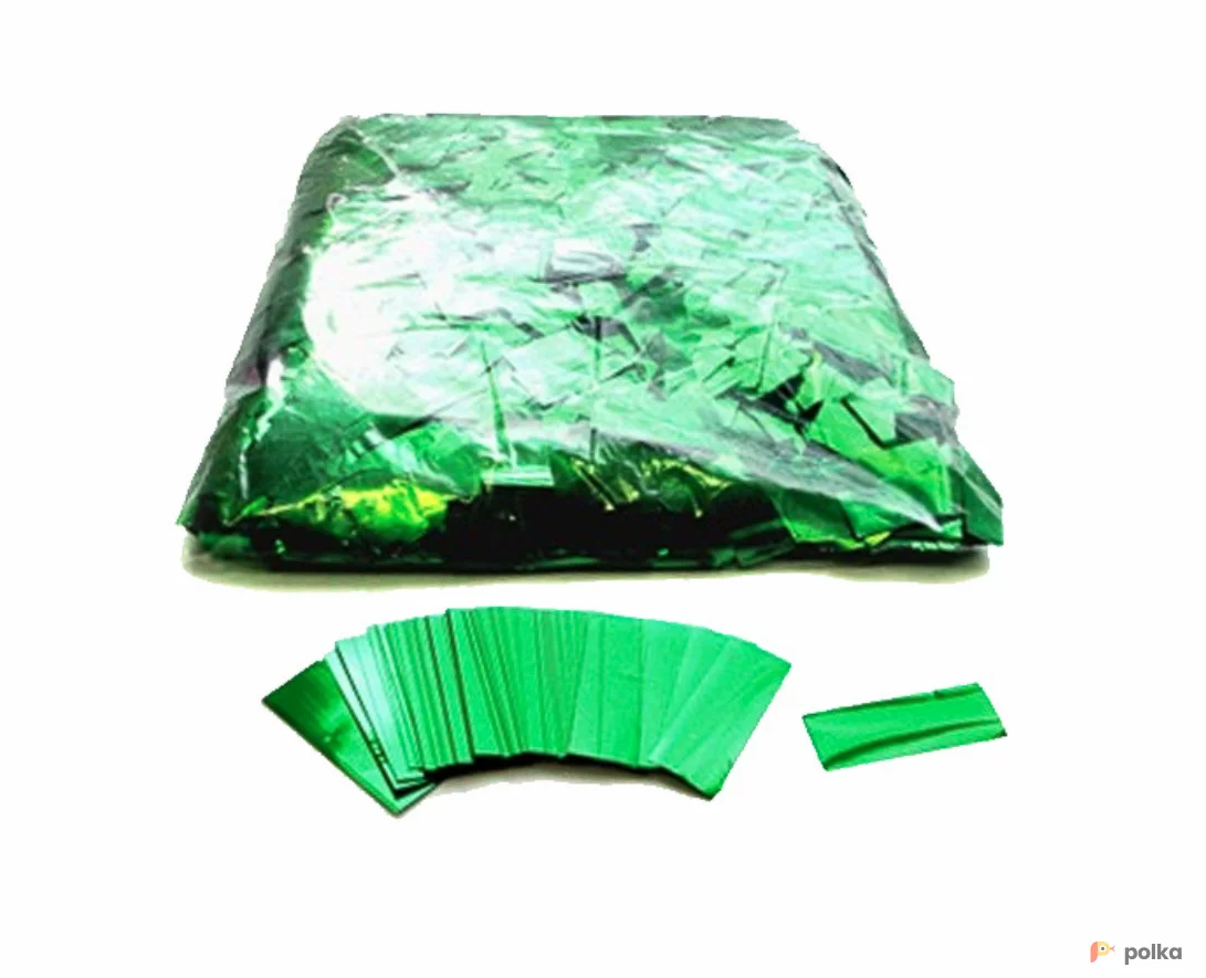 Возьмите Металлизированное конфетти прямоугольное 17х55мм напрокат (Фото 1) в Санкт-Петербурге