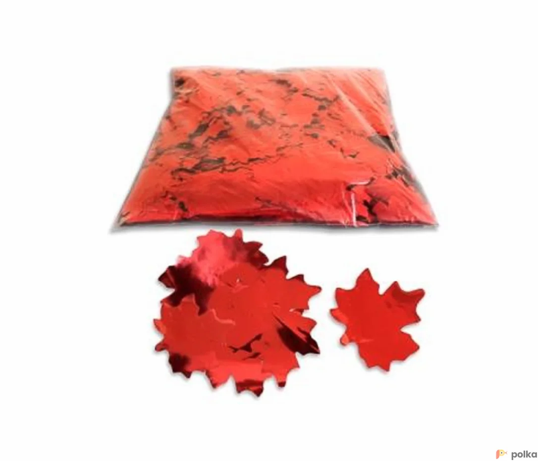 Возьмите Металлизированное конфетти фигурное 40мм (Клен)  напрокат (Фото 1) в Санкт-Петербурге