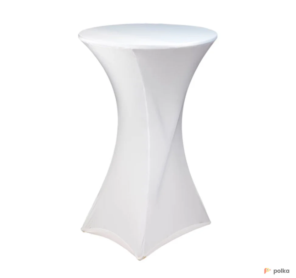 Возьмите ЧЕХОЛ СТРЕЙЧ НА КОКТЕЙЛЬНЫЙ СТОЛ напрокат (Фото 1) в Санкт-Петербурге