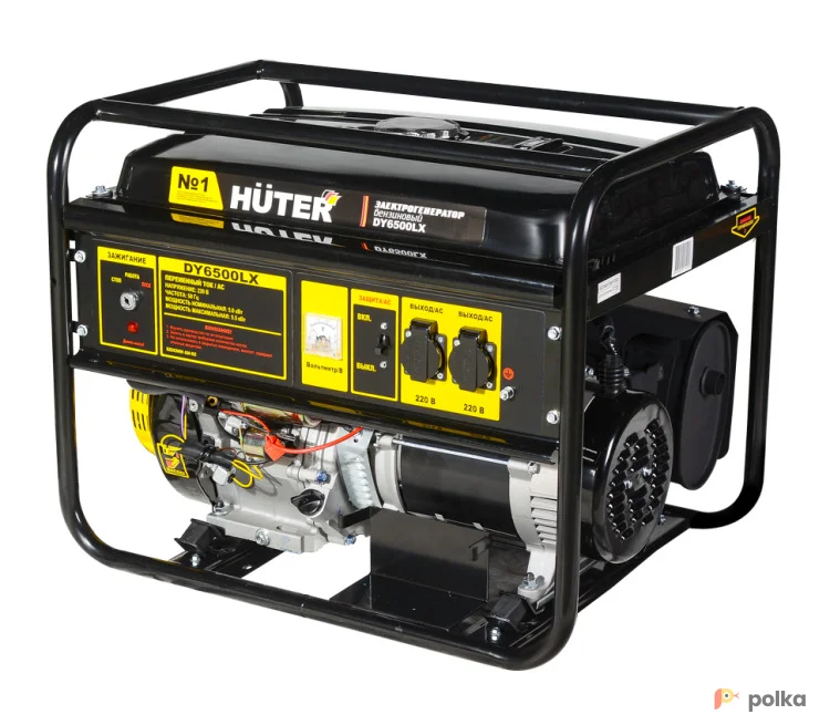 Возьмите Генератор Huter DY6.5LX напрокат (Фото 1) в Москве