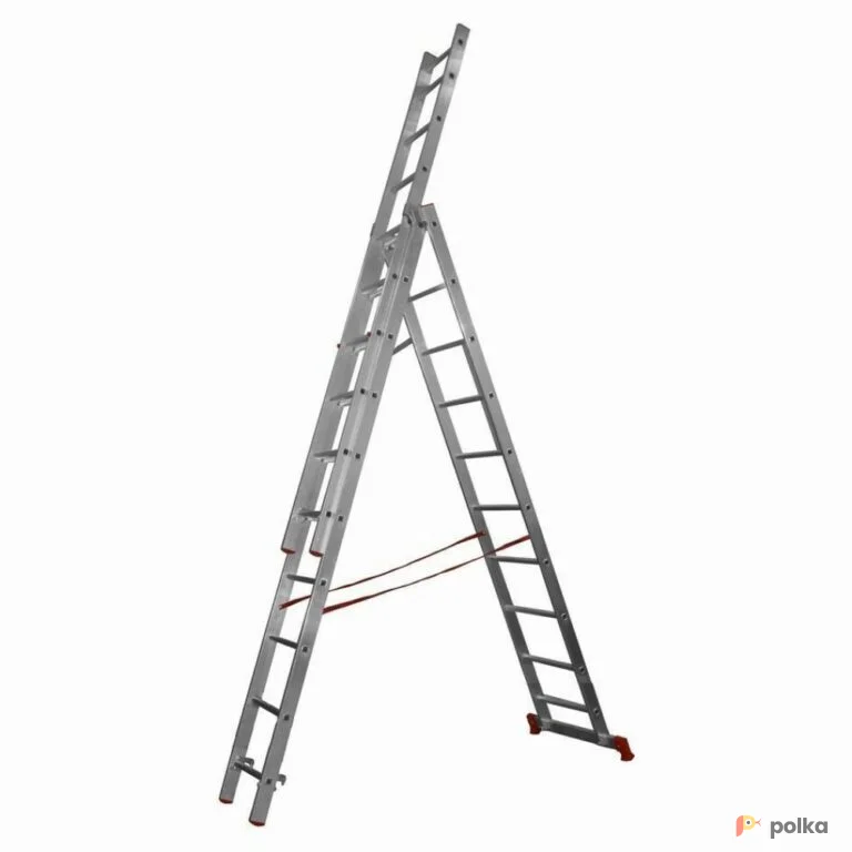 Возьмите Лестница трехсекционная АЛЮМЕТ 3*18 напрокат (Фото 1) в Москве
